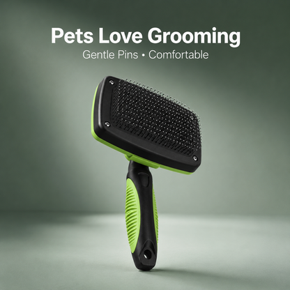 Self-Cleaning Pet Slicker Brush