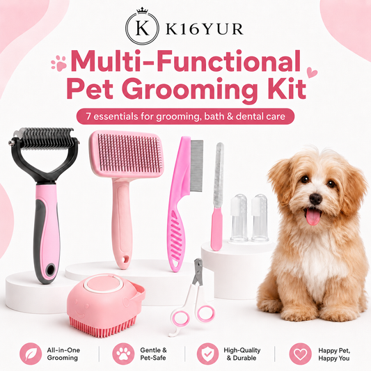 8-In-1 Pet Grooming Kit